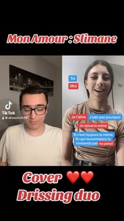 Mon amour : Slimane (Cover Song) ❤️❤️