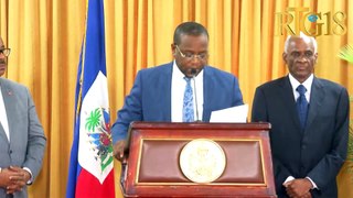 Prezidan KPT Edgard Leblanc F. remèt Dr Garry Conille kopi 