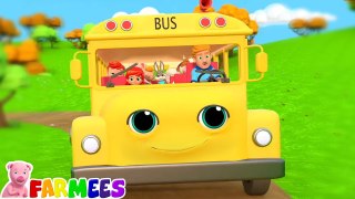 Wheels on the Bus - Vehicle Song & Rhyme for Kids