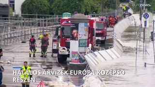 Halálos árvizek Európa középső részén