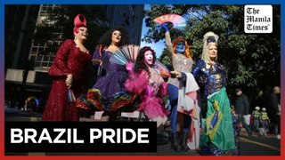 Brazilians celebrate Sao Paulo Pride Parade