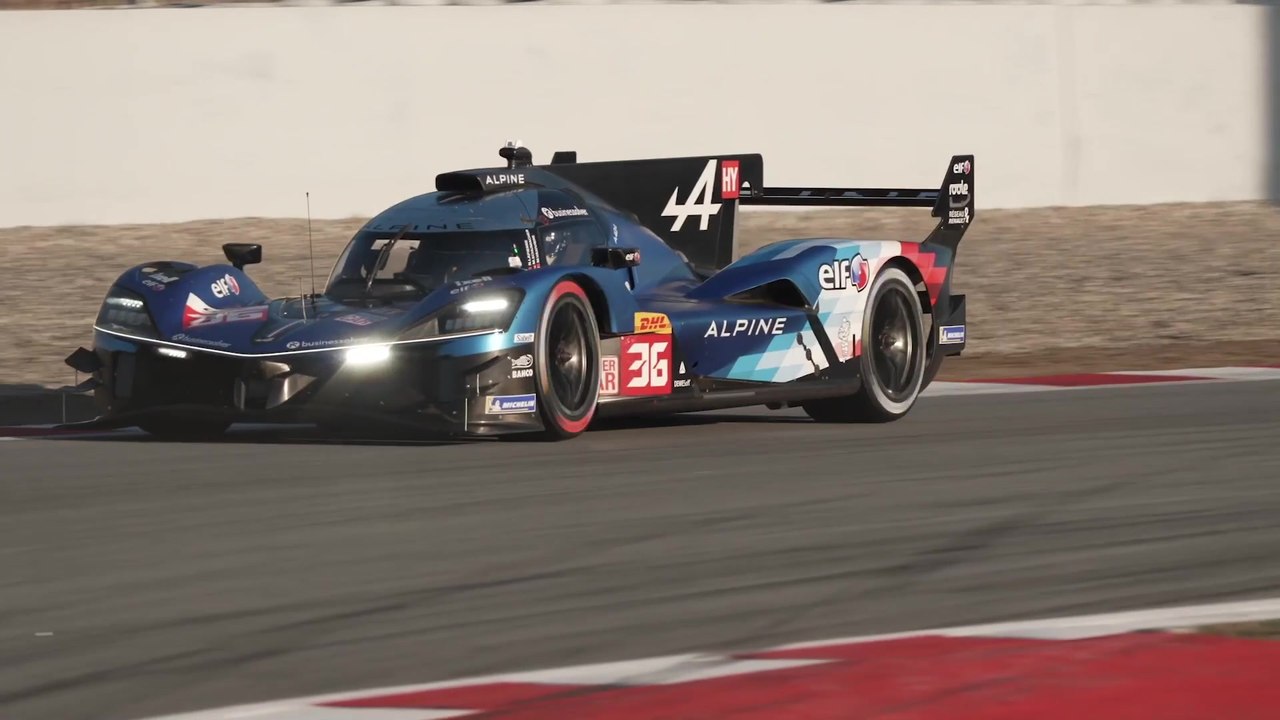 Alpine A424 Bobino Test at Circuit Barcelone