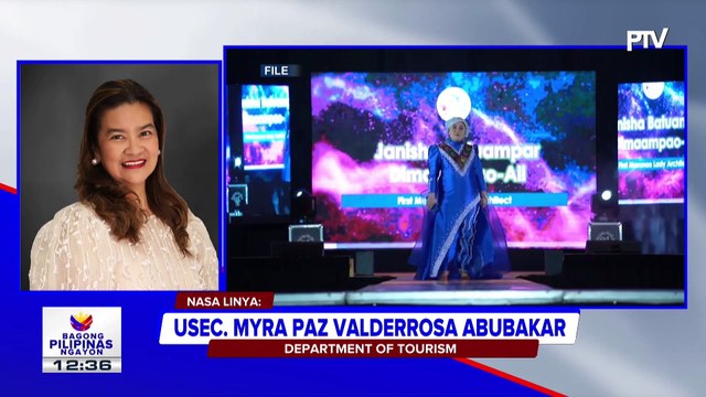 Panayam kay DOT Usec. Myra Paz Valderrosa Abubakar kaugnay ng pag-angat ng halal tourism sa bansa
