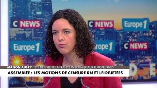 Manon Aubry : «Les macronistes ont une manière d'humilier leur tête de liste, de la même manière où ils humilient le peuple français»