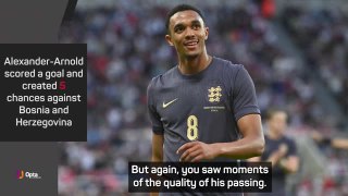 'Really good options' - Southgate praises Alexander-Arnold's versatility