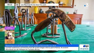 Gonneville sur Scie - Dominique et ses sculptures d'outils