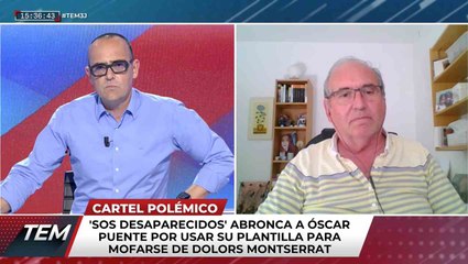 El presidente de 'SOS Desaparecidos', sobre Óscar Puente: "Tiene poca capacidad neuronal"