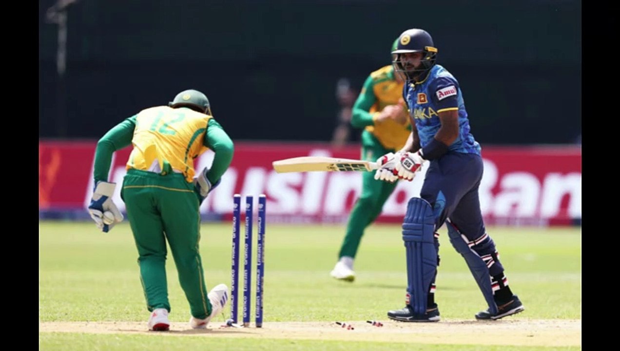 T20 World Cup A new world record was created in the match between Sri Lanka and South Africa