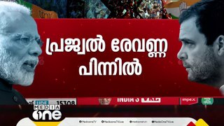 പ്രജ്വൽ രേവണ്ണ പിന്നിൽ, സ്മൃതി ഇറാനി അമേഠിയിൽ ബഹുദൂരം പിന്നിൽ