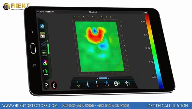 EVO a Smallest 3D Imaging Gold Detector in the World 14 - Depth Calculation