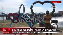 Samsun'da bisiklet gezgini 7 yılda Türkiye’yi 9 kez turladı