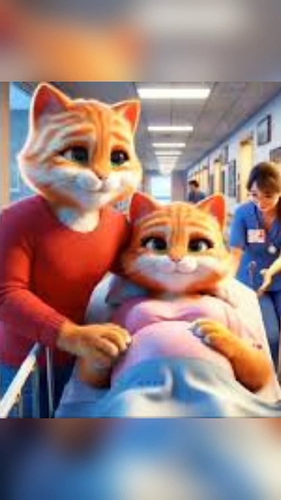 Cute Cat Pregnant Emergency  Story #cutecat#siCat Pregnant Story #cat #cutecat #aicat #cute #ai #catlover #catvideos #kitten #funnycats #viral