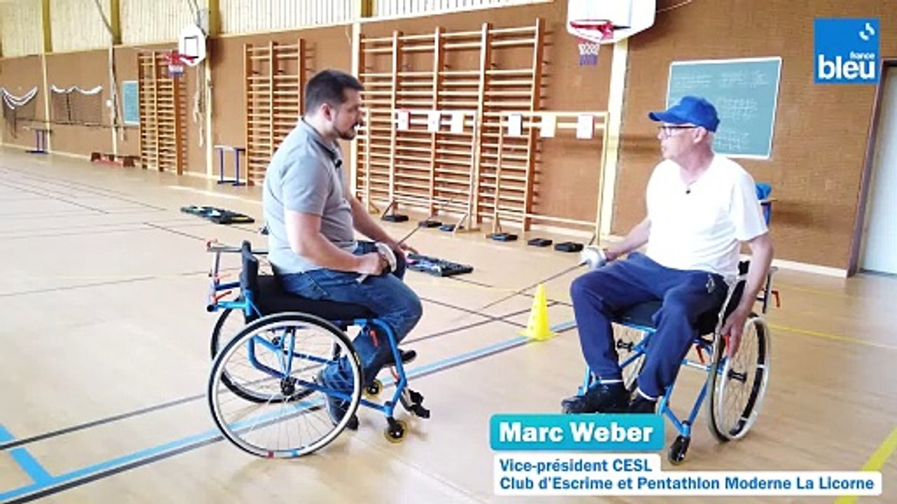 5/5 : l'escrime handisport avec Marc Weber