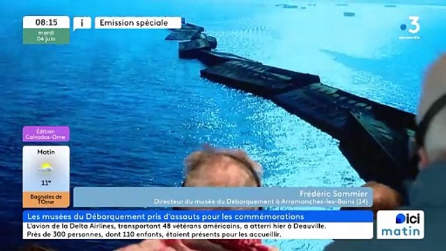 Frédéric Sommier, directeur musée du Débarquement d'Arromanches