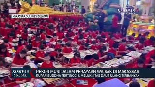 Rekor Muri Dalam Perayaan Waisak Di Makassar