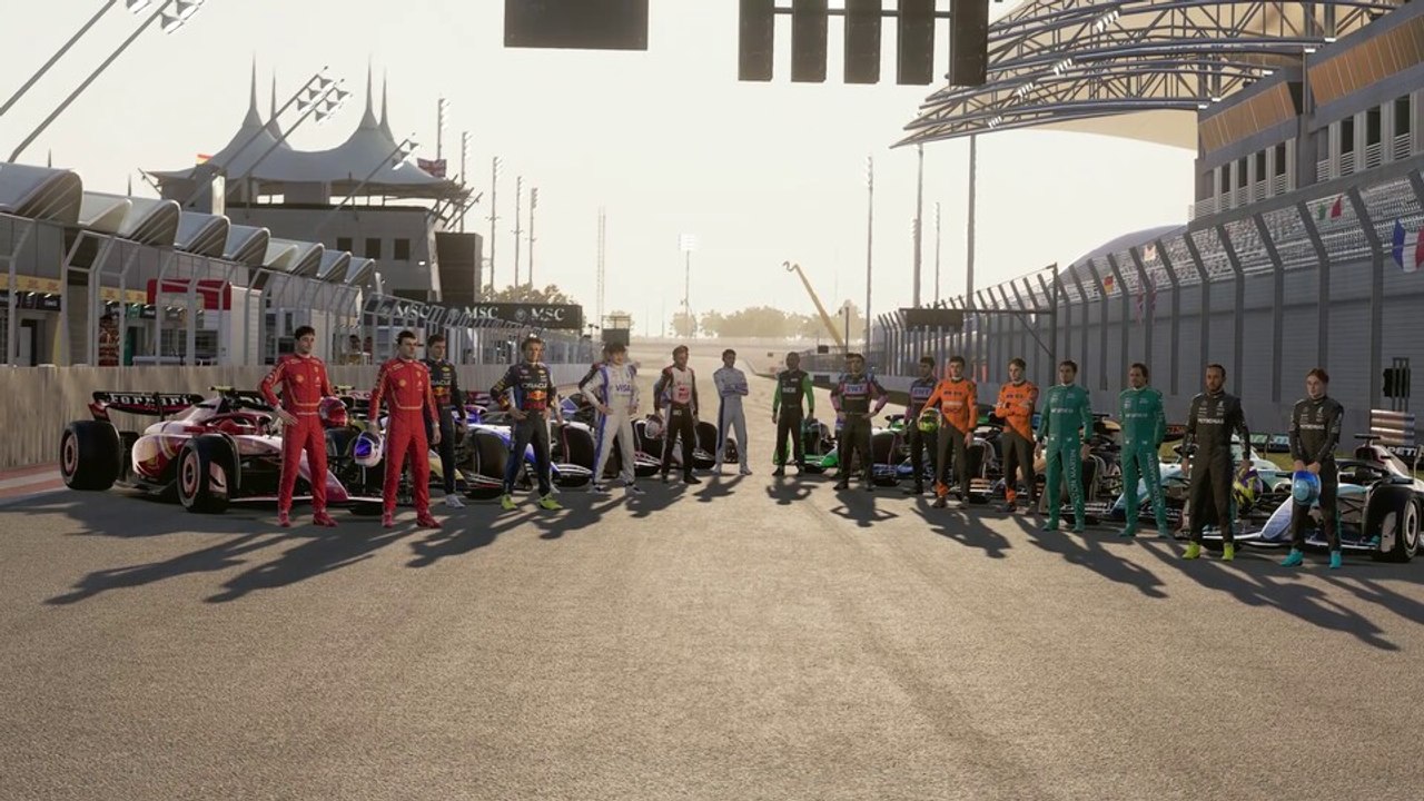 F1 24: So stimmungsvoll inszeniert das Rennspiel den Start in unsere Karriere