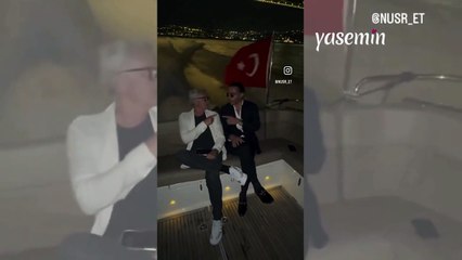 Nusret, Jose Mourinho ile yat turunda! O anlar büyük beğeni topladı!