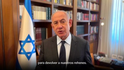 Netanyahu: "El objetivo de la guerra es la destrucción de Hamás"