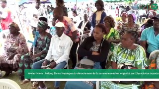 [#Reportage] Woleu-Ntem : Ndong Sima s'imprègne du déroulement de la caravane médical organisé par l'Association Accacia