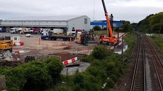 Darlaston train station update.