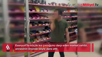 Esenyurt'ta akılalmaz anlar! Önce darp sonra dans