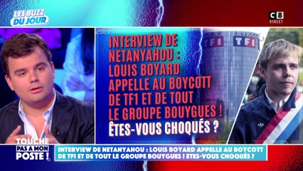 Interview de Netanyahou : Louis Boyard appelle au boycott de TF1 et de tout le groupe Bouygues