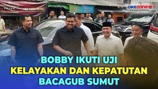 Ikuti Uji Kelayakan dan Kepatutan Bacagub Sumut, Bobby Nasution Tiba di Kantor DPP PKB