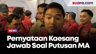 Pernyataan Kaesang Jawab Soal Putusan MA. Maju Atau Tidak Tunggu Kejutan Bulan Agustus