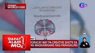 Staff sa Boracay, bongga ang pictures sa magkaibigang nag-parasailing | Dapat Alam Mo!