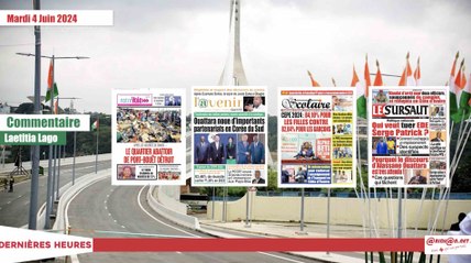 Titrologue du 04 Juin 2024/ Après les violences de samedi, le quartier abattoir de Port Bouët détruit