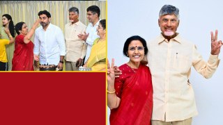 Chandrababu ఇంట్లో పండుగ వాతావరణం TDP JSP BJP Winning Celebrations | Oneindia Telugu