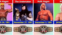 Every WWE championship Winners (1963-2023)