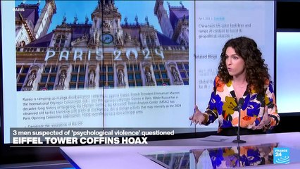 France arrests three people after Eiffel Tower coffins hoax