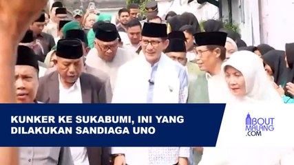 HADIRI PERAYAAN HARI NELAYAN, SANDIAGA UNO APRESIASI KARYA SANTRI DI SUKABUMI