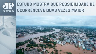 Mudança climática multiplica chance de chuvas extremas no Sul do Brasil