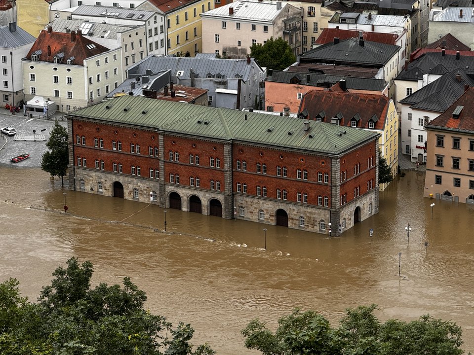 Hochwasser: Ausnahmezustand in Passau