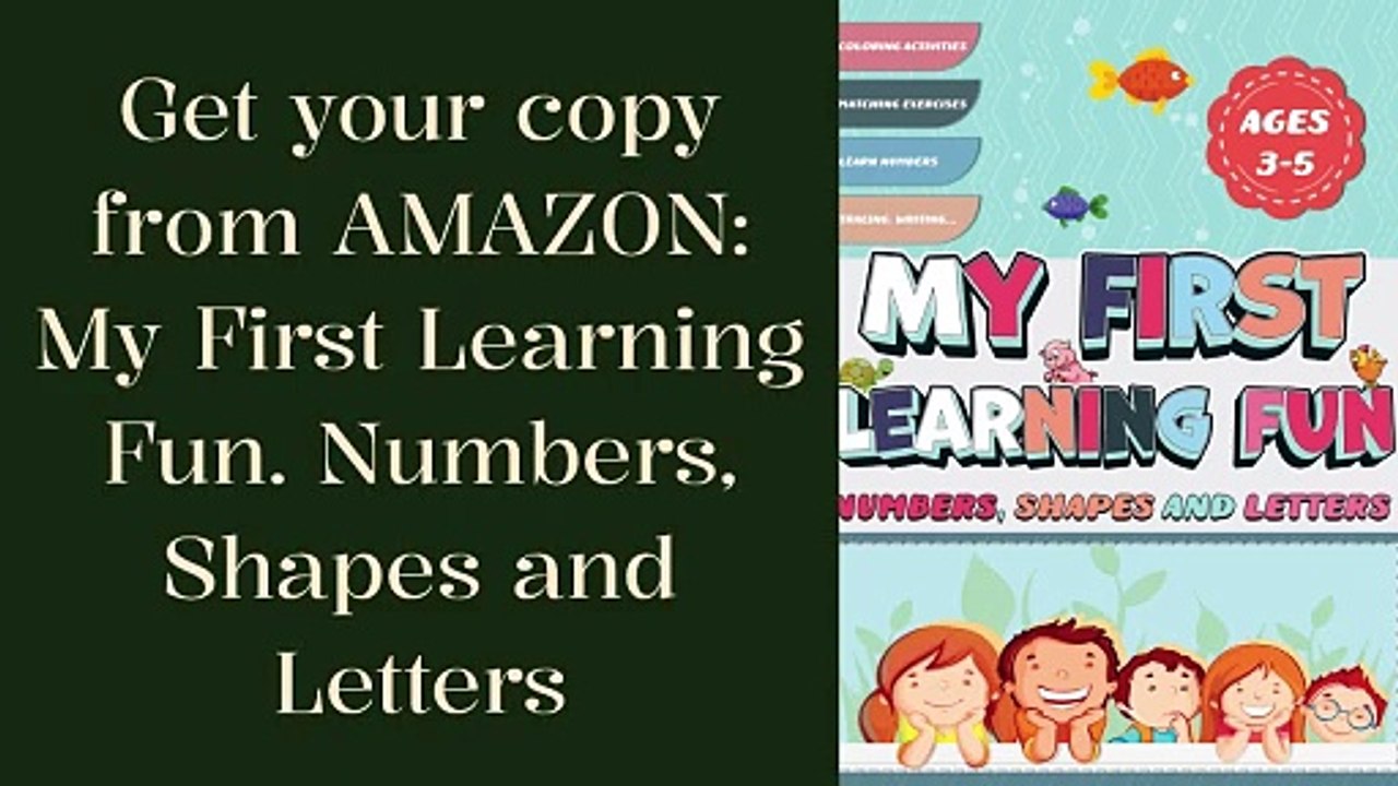 My First Learning Fun. Numbers, Shapes and Letters