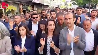 Hakkari'de kayyım protestosu