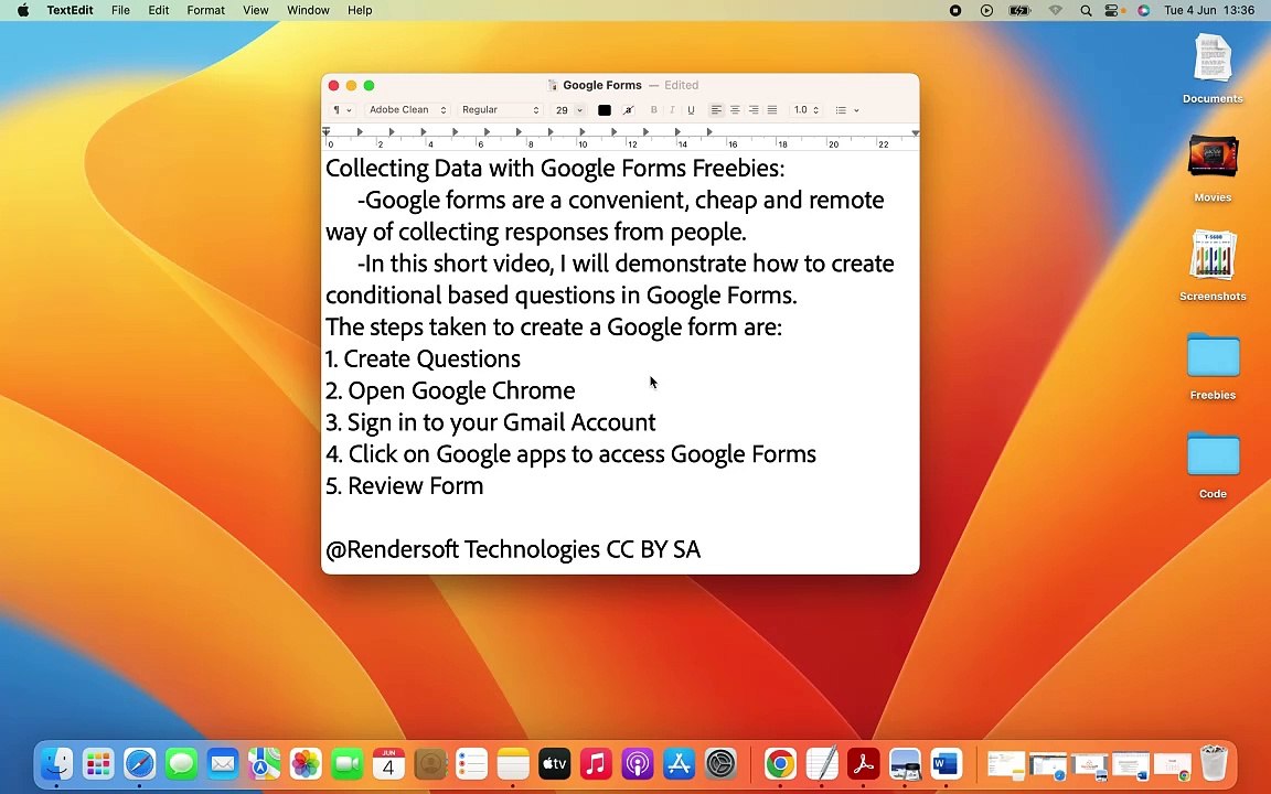 Conditional Based Google Forms