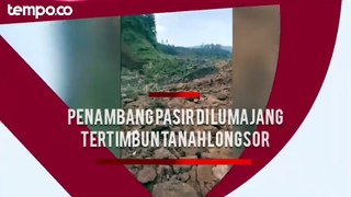 Lima Orang Penambang Pasir di Lumajang Tertimbun Tanah Longsor