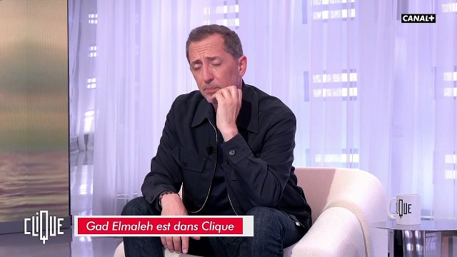 Gad Elmaleh revient sur les raisons qui l'ont poussé à arrêter de boire dans Clique , sur Canal+.