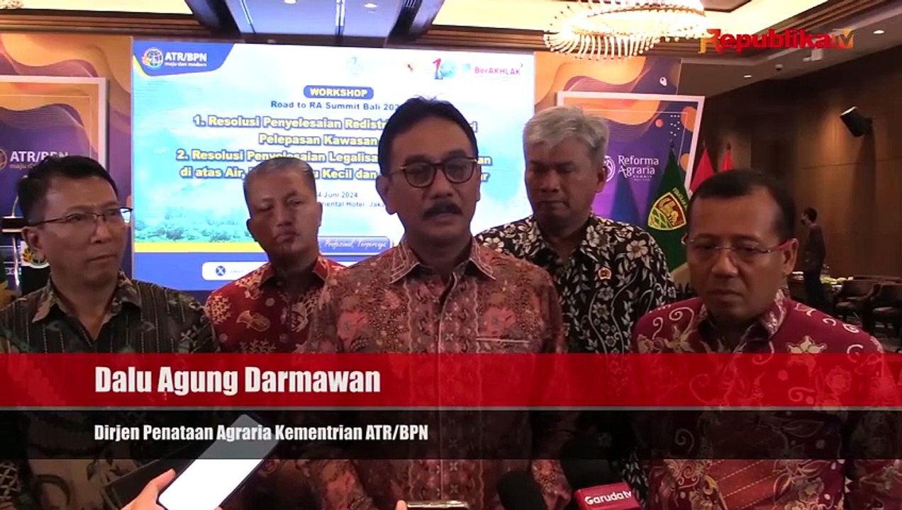 Kementrian ATR/BPN Pastikan Target Pencapaian Reforma Agraria