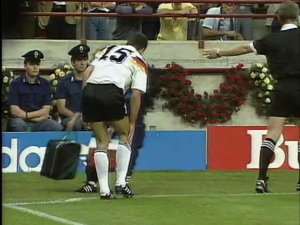 FIFA World Cup 1990 Germany FR v Yugoslavia 10 June 1990 ZDF
