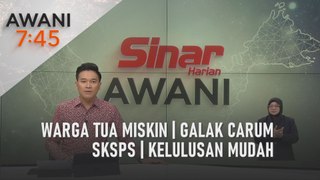 AWANI 7:45 [04/06/2024] – Warga tua miskin | Galak carum sksps | Kelulusan mudah