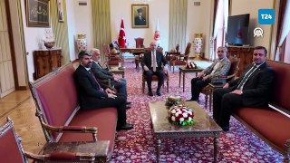 TBMM Başkanı Kurtulmuş, HÜDA-PAR Genel Başkanı Yapıcıoğlu'nu kabul etti