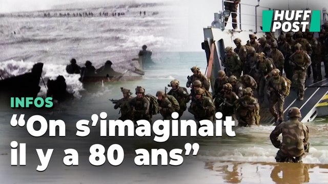 L’armée française débarque sur les plages de Normandie, 80 ans plus tard