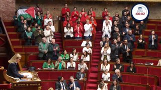 Assemblée nationale : après un drapeau palestinien brandi par la députée LFI Rachel Keke, la séance suspendue