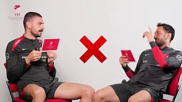 Merih ve Hakan Çalhanoğlu, EURO Quiz'de karşılaştı