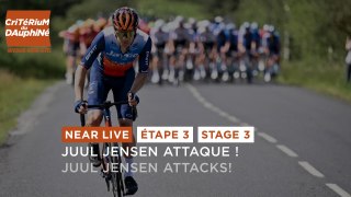 Juul Jensen attacks! - Stage 3 - Critérium du Dauphiné 2024