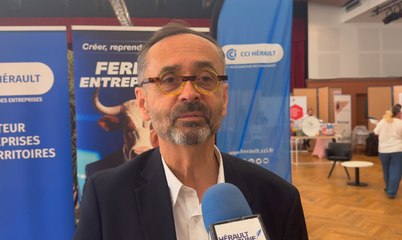 Interview de Robert Ménard à la Féria des Entrepreneurs de Béziers